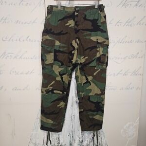 TRU-SPEC Woodland Camo Paratrooper Cargo Pants Men Medium Regular